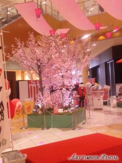 桜の装飾 関西アートフラワーレンタル